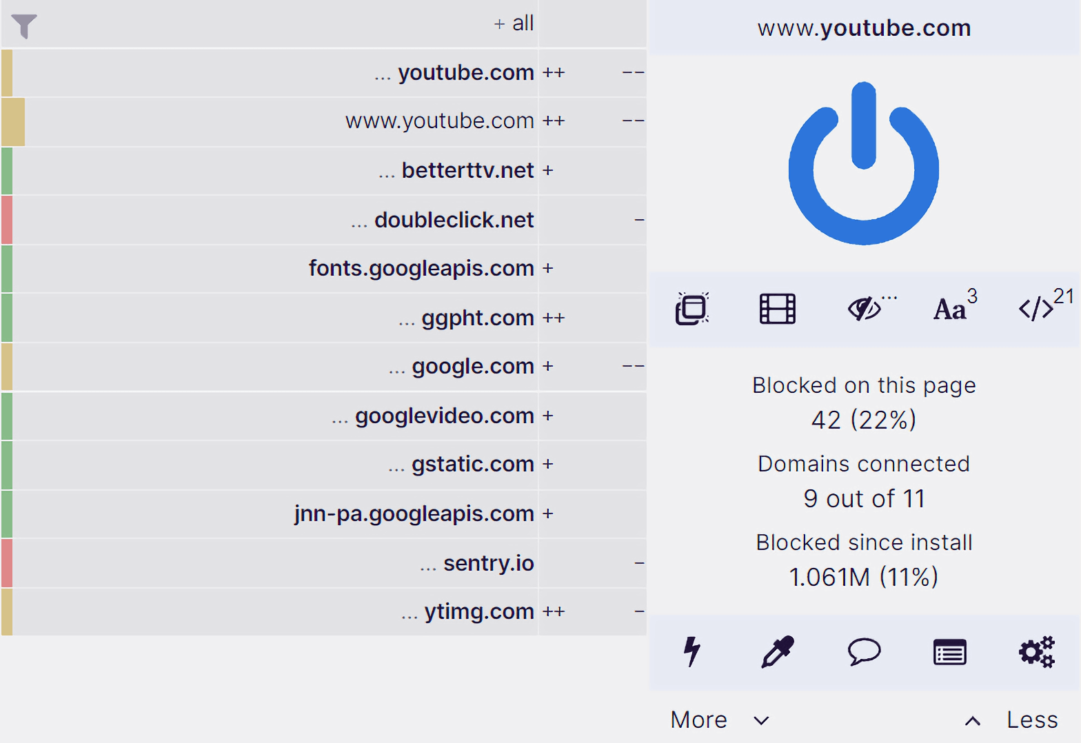 uBlock Origin 官方预览图