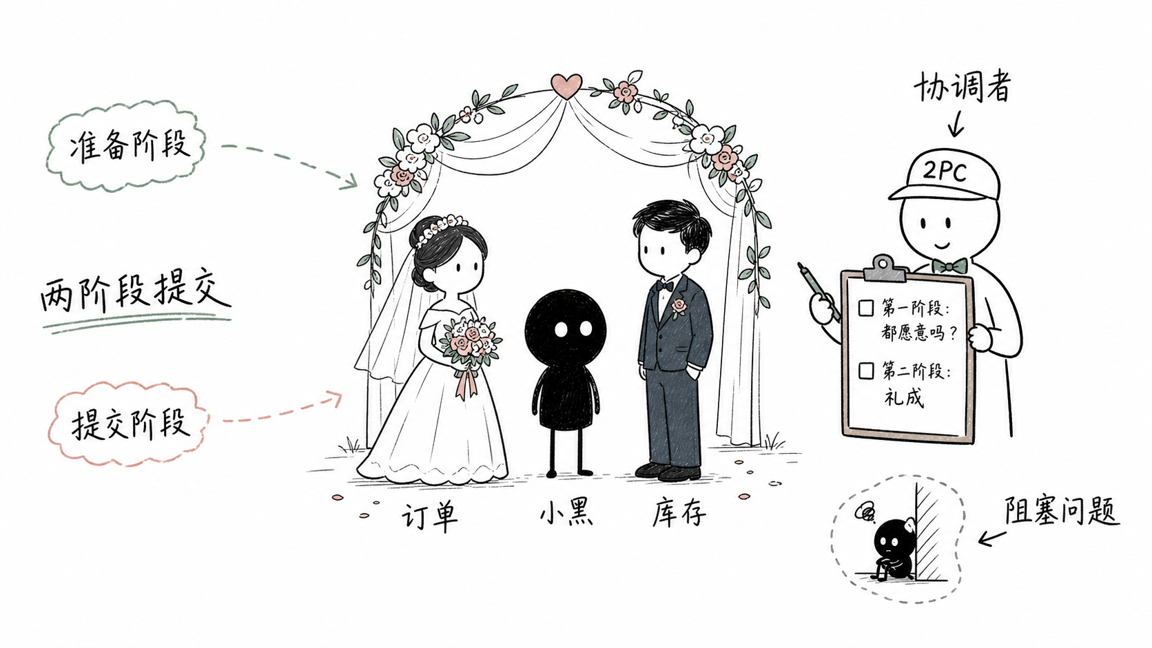 插图：2PC婚礼