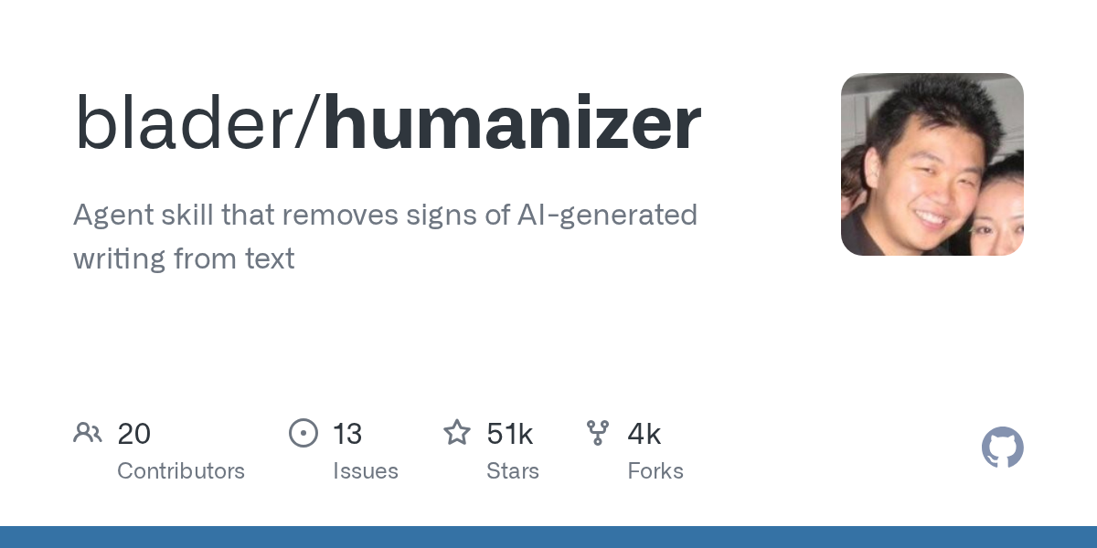 Humanizer GitHub项目首页