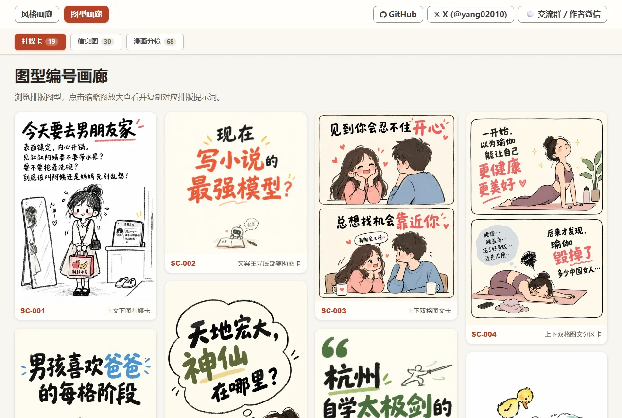 社媒卡排版预览